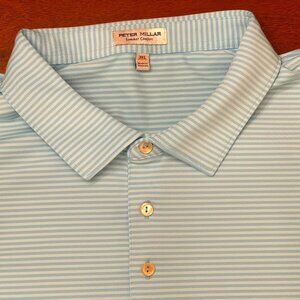 Green Peter Millar Men's Summer Comfort Performance Polo